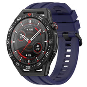 For Huawei Watch GT3 SE Long & Short Sports Solid Color Silicone Watch Band Set(Midnight Blue)