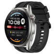 For Huawei Watch 3 Pro New Long & Short Sports Solid Color Silicone Watch Band Set(Black) - Watch Bands by PMC TechLife | Online Shopping South Africa | PMC TechLife