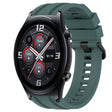 For Huawei Watch 3 Long & Short Sports Solid Color Silicone Watch Band Set(Olive Green) - Watch Bands by PMC TechLife | Online Shopping South Africa | PMC TechLife