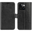 For iPhone 15 Plus R64 Texture Horizontal Flip Leather Phone Case(Black) - free shipping - PMC TechLife - Order now!