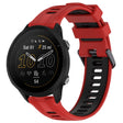 For Garmin Forerunner 955 Sports Two-Color Silicone Watch Band(Red+Black) - Watch Bands by PMC TechLife | Online Shopping South Africa | PMC TechLife