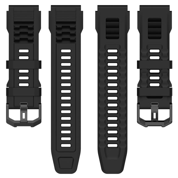 For Amazfit T-Rex Ultra Silicone Sports Watch Band(Midnight Blue)