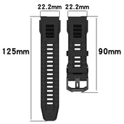 For Amazfit T-Rex Ultra Silicone Sports Watch Band(Midnight Blue)