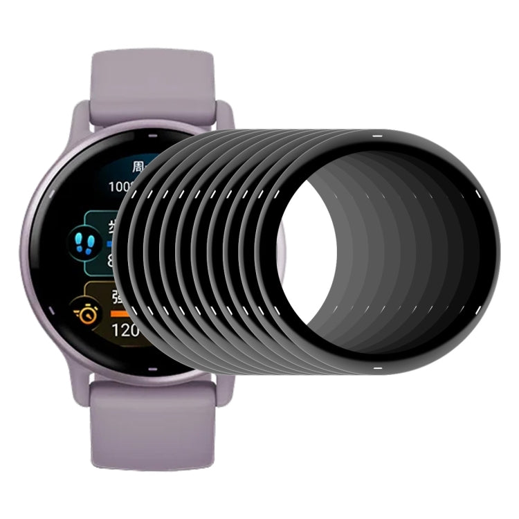 Compatible with Garmin Active 5 10pcs ENKAY 3D Full Coverage Soft PC Edge + PMMA HD Screen Protector Film