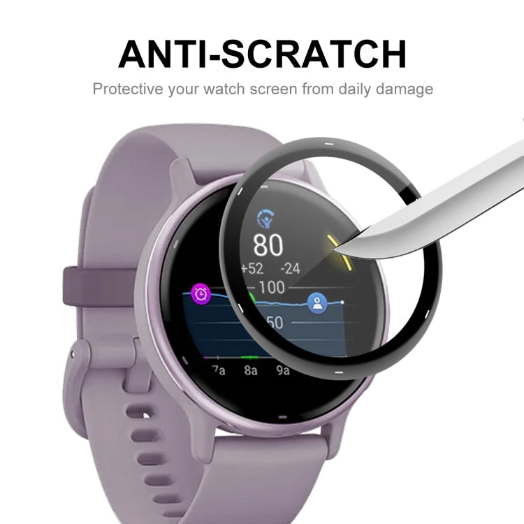 Compatible with Garmin Active 5 10pcs ENKAY 3D Full Coverage Soft PC Edge + PMMA HD Screen Protector Film