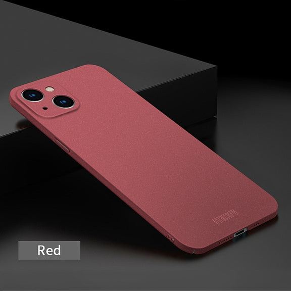 For iPhone 15 Pro Max MOFI Fandun Series Frosted PC Ultra-thin All-inclusive Phone Case(Red)