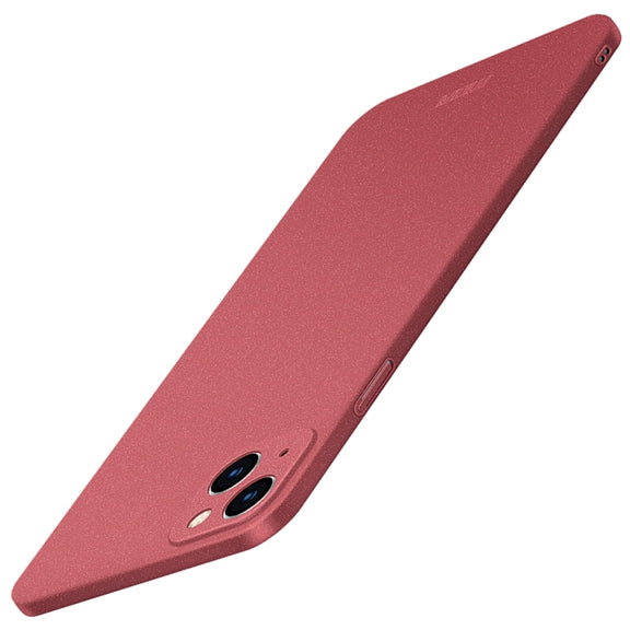 For iPhone 15 Pro Max MOFI Fandun Series Frosted PC Ultra-thin All-inclusive Phone Case(Red)