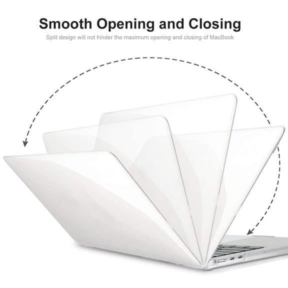 For MacBook Air 15.3 (A2941) ENKAY Hat-Prince Crystal Protective Case Cover Hard Shell(Light Green)