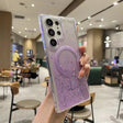 For Samsung Galaxy S23 Ultra 5G Magsafe Glitter TPU Phone Protective Case(Purple) - Galaxy S23 Ultra 5G Cases by PMC TechLife | Online Shopping South Africa | PMC TechLife