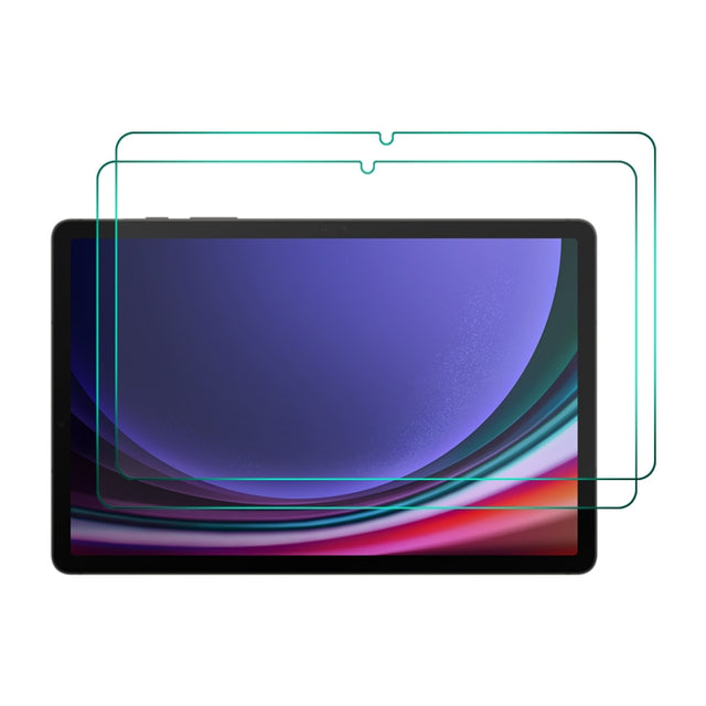 For Samsung Galaxy Tab S9+ / S9 FE 2pcs ENKAY Hat-Prince 0.33mm Explosion-proof Tempered Glass Film