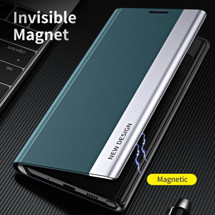 For Honor 90 Lite Side Electroplated Adsorption Leather Phone Case(Black)