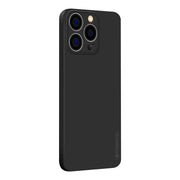 For iPhone 15 Pro PINWUYO Sense Series Liquid Silicone TPU Phone Case(Black)