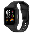 For Redmi Watch 3 Lite Integrated Fully Enclosed Silicone Watch Band(Black) - free shipping - PMC TechLife - Order now!