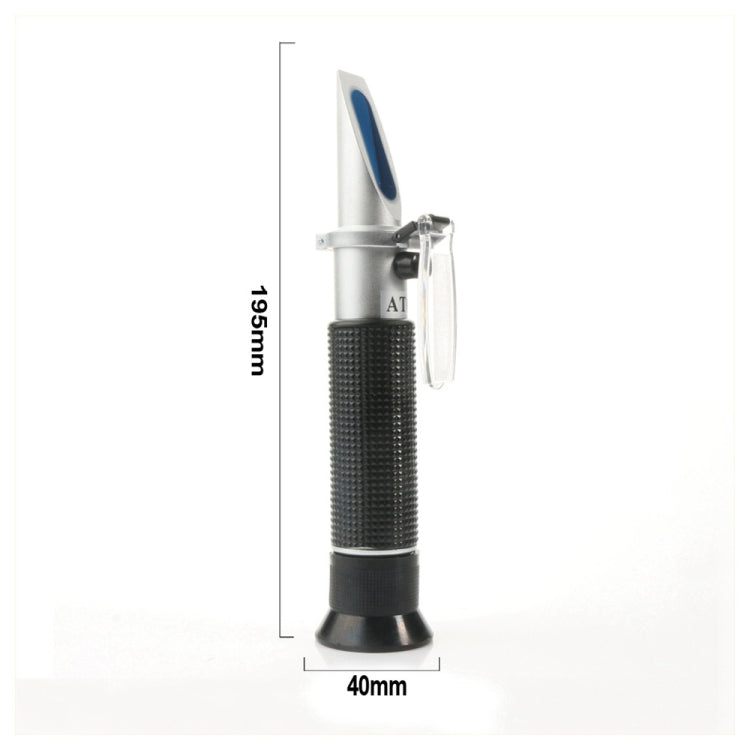 RZ116 Refractometer Alcohol Portable Automatic Digital Refractometer 0-80 Glycol Handheld Atc Brix Refractometer Beer Box