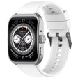 For OPPO Watch 4 Pro 22mm Solid Color Silicone Watch Band(White) -  by PMC TechLife | Online Shopping South Africa | PMC TechLife