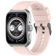 For OPPO Watch 4 Pro 22mm Solid Color Silicone Watch Band(Pink) -  by PMC TechLife | Online Shopping South Africa | PMC TechLife