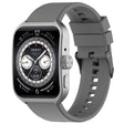 For OPPO Watch 4 Pro 22mm Solid Color Silicone Watch Band(Gray) -  by PMC TechLife | Online Shopping South Africa | PMC TechLife | Buy Now Pay Later Mobicred
