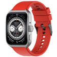 For OPPO Watch 4 Pro 22mm Solid Color Silicone Watch Band(Red) -  by PMC TechLife | Online Shopping South Africa | PMC TechLife