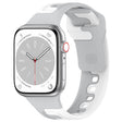For Apple Watch 5 40mm Double Color Silicone Watch Band(Grey+White) - Watch Bands by PMC TechLife | Online Shopping South Africa | PMC TechLife
