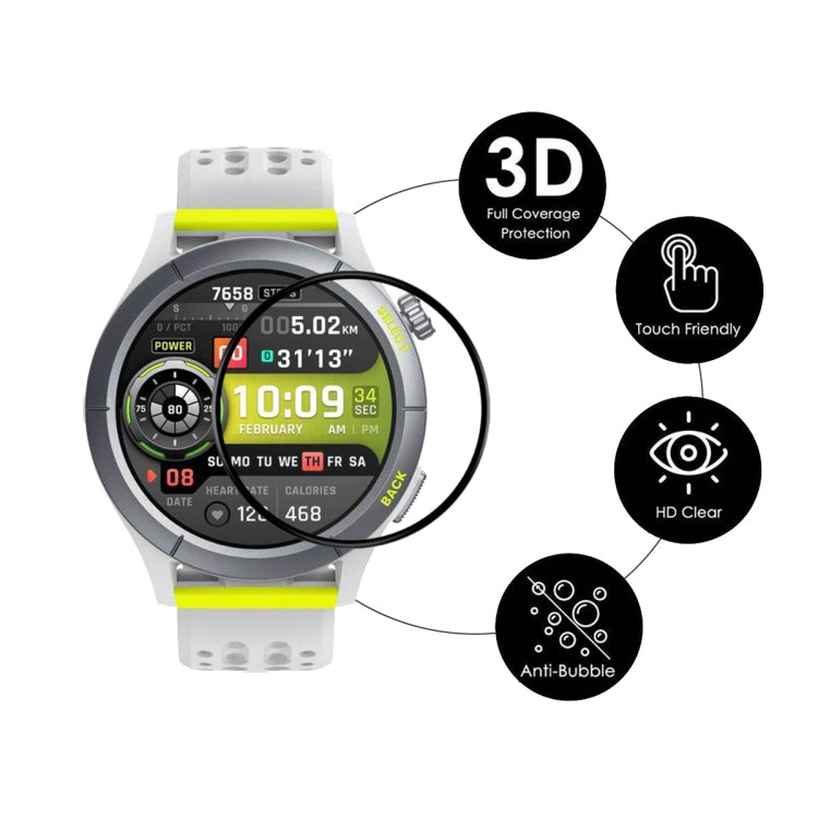 For Amazfit Cheetah / Cheetah Pro 10pcs ENKAY 3D Full Coverage Soft PC Edge PMMA HD Screen Film