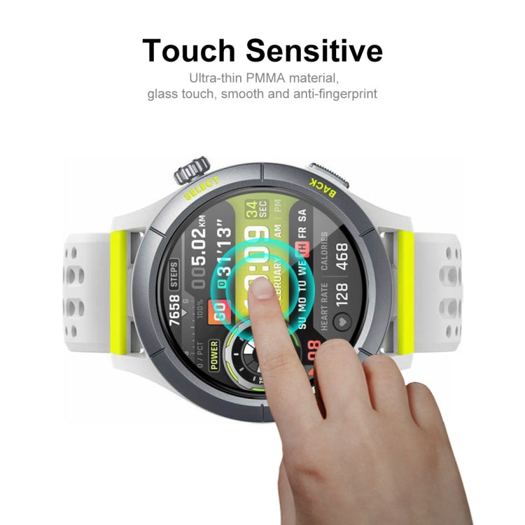 For Amazfit Cheetah / Cheetah Pro 10pcs ENKAY 3D Full Coverage Soft PC Edge PMMA HD Screen Film