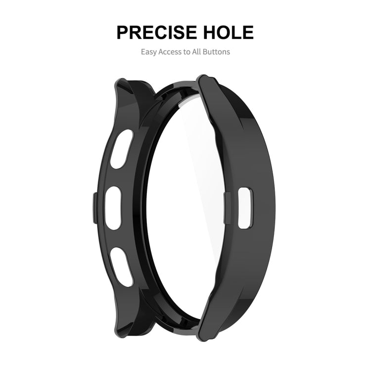 Compatible with Garmin Venu 3S ENKAY Hat-Prince Full Coverage PC + Tempered Glass Film Integrated Watch Case(Black)