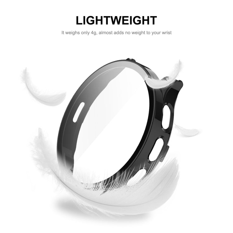 Compatible with Garmin Venu 3S ENKAY Hat-Prince Full Coverage PC + Tempered Glass Film Integrated Watch Case(Black)
