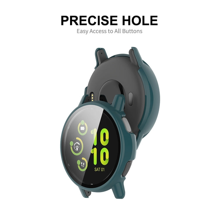 Compatible with Garmin Active 5 ENKAY Hat-Prince Full Coverage PC + Tempered Glass Film Integrated Watch Case(Pink)