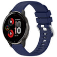 Compatible with Garmin Venu 2 Plus Liquid Glossy Silver Buckle Silicone Watch Band(Dark Blue) - free shipping - PMC TechLife - Order now!