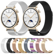For Huawei Watch GT4 41mm Milan Magnetic Steel Mesh Watch Band(Black)