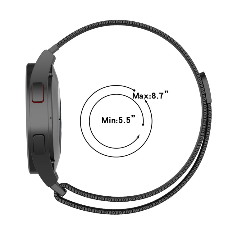 For Huawei Watch GT4 46mm Milan Magnetic Steel Mesh Watch Band(Silver)