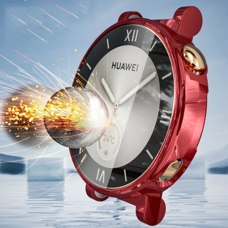 For Huawei Watch GT 4 41mm TPU All-Inclusive Watch Protective Case(Rose Gold)