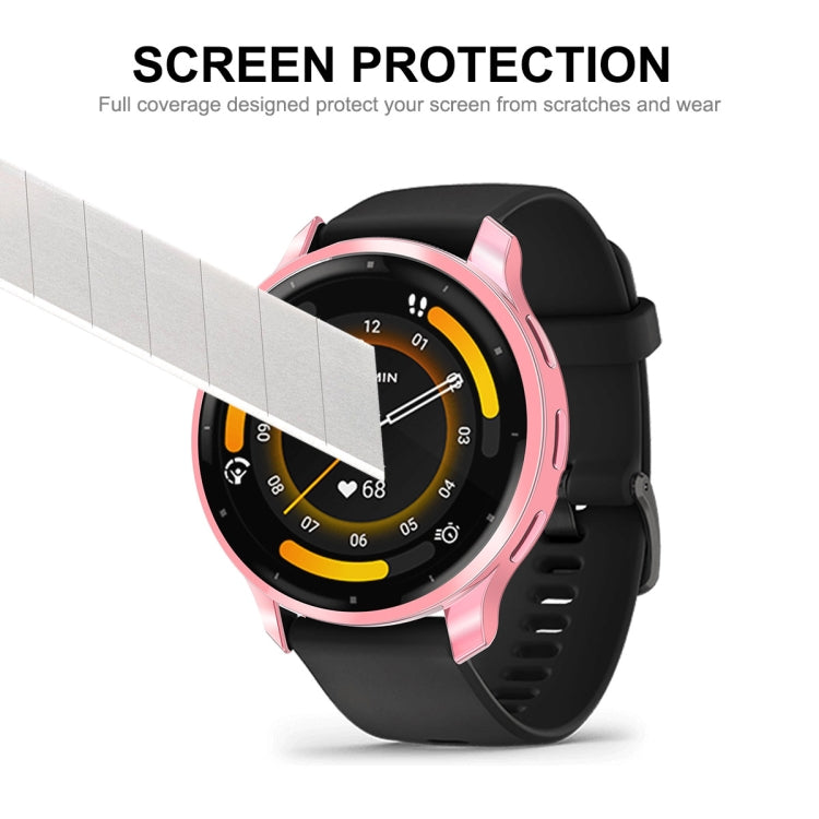 Compatible with Garmin Venu 3S ENKAY Hat-Prince Full Coverage Electroplated TPU Watch Case with Screen Protection(Gold)