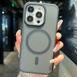 For iPhone 13 Pro Transparent TPU Hybrid PC Magsafe Phone Case(Black) - iPhone 13 Pro Cases by PMC TechLife | Online Shopping South Africa | PMC TechLife | Buy Now Pay Later Mobicred