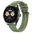 For Huawei Watch GT3 SE / Watch Buds Tire Pattern Silver Buckle Silicone Watch Band(Green) - free shipping - PMC TechLife - Order now!