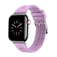 For Apple Watch Series 8 41mm H Texture Soft Silicone Buckle Watch Band(Purple) - free shipping - PMC TechLife - Order now!