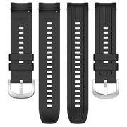 For Amazfit Balance A2286 Vertical Texture Silicone Watch Band(Orange)