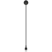 For Google Pixel Watch 2 USB Interface Smart Watch Charging Cable, Length: 1m(Black)