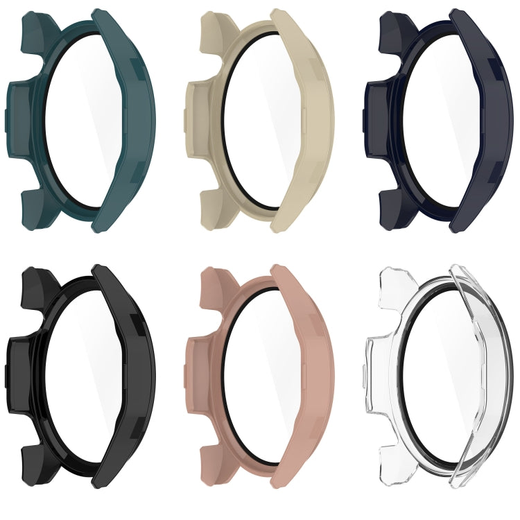 For Huawei Watch GT4 46mm PC+Tempered Glass Integrated Smart Watch Case(Green)