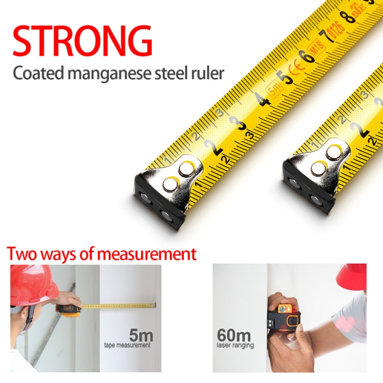 SNDWAY SW-TM40 40m Digital Range Finder Laser Distance Meter Tape Multi-function Self-Locking Hand Tool Device