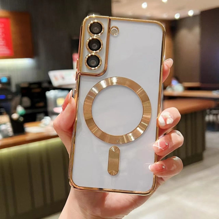 For Samsung Galaxy Note10  MagSafe Electroplating TPU Phone Case(Gold)