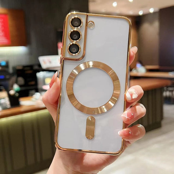 For Samsung Galaxy Note10  MagSafe Electroplating TPU Phone Case(Gold)