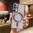For Samsung Galaxy Note10+ MagSafe Electroplating TPU Phone Case(Blue) - Galaxy Phone Cases by PMC TechLife | Online Shopping South Africa | PMC TechLife | Buy Now Pay Later Mobicred