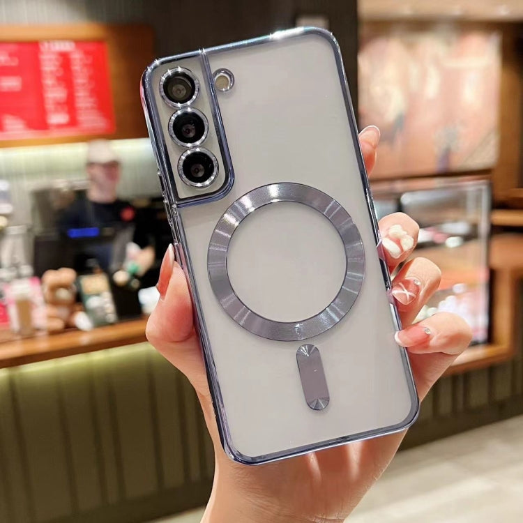 For Samsung Galaxy Note 20 MagSafe Electroplating TPU Phone Case(Sierra Blue)