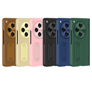 For OPPO Find N3 Integrated Folding Hinge Leather Phone Case, No Pen(Black)