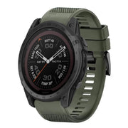 Compatible with Garmin Tactix 7 26mm Quick Release Silicone Watch Band(Army Green)
