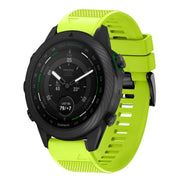 Compatible with Garmin MARQ Golfer 22mm Quick Release Silicone Watch Band(Lime Green)