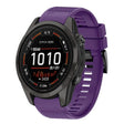 Compatible with Garmin Epix Pro 47mm 22mm Quick Release Silicone Watch Band(Purple) - free shipping - PMC TechLife - Order now!