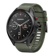 Compatible with Garmin Approach S62 22mm Quick Release Silicone Watch Band(Army Green)
