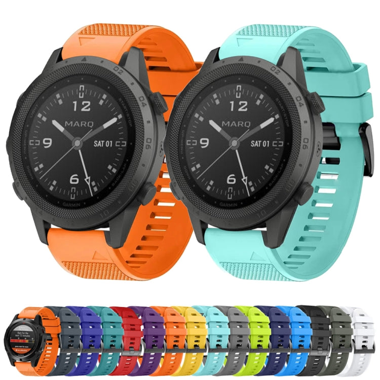 Compatible with Garmin Approach S62 22mm Quick Release Silicone Watch Band(Army Green)